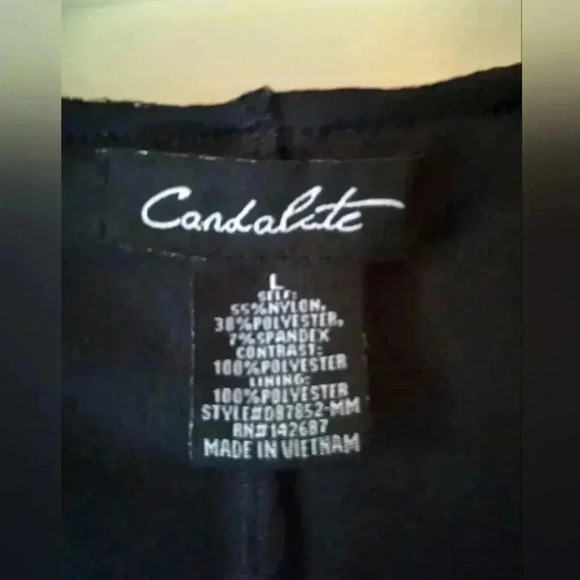 Lace sequin classy black cocktail dress - Picture 10 of 10